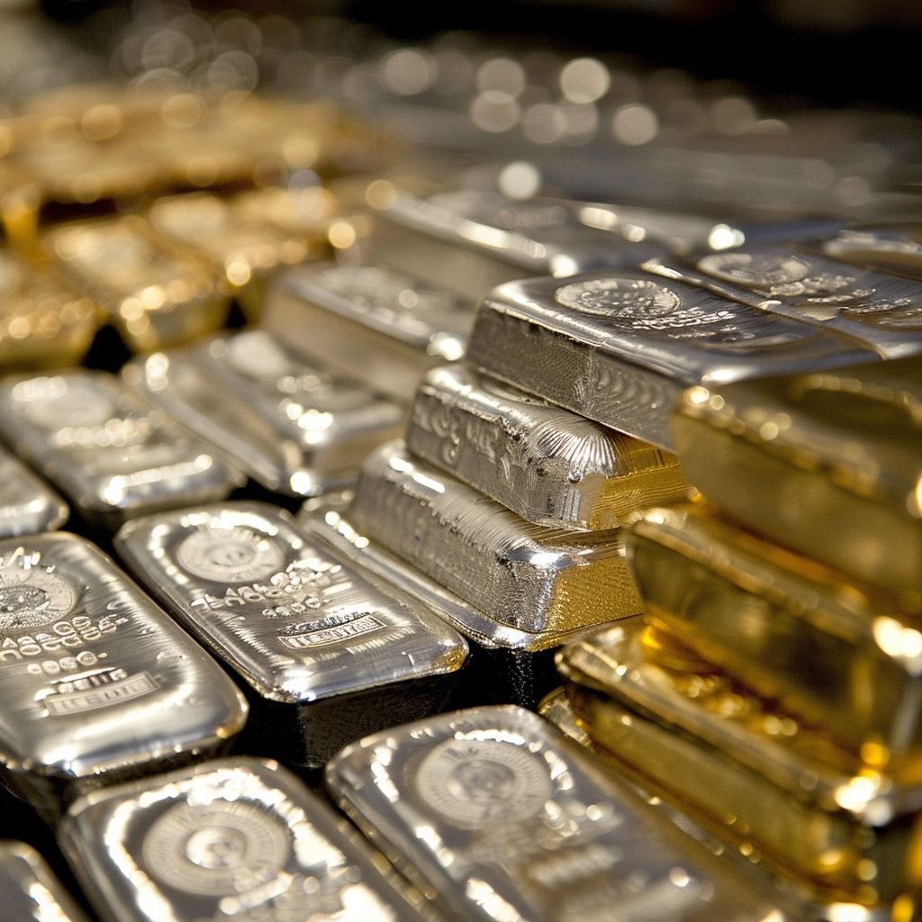 gold and silver side by side ready or already evaulated