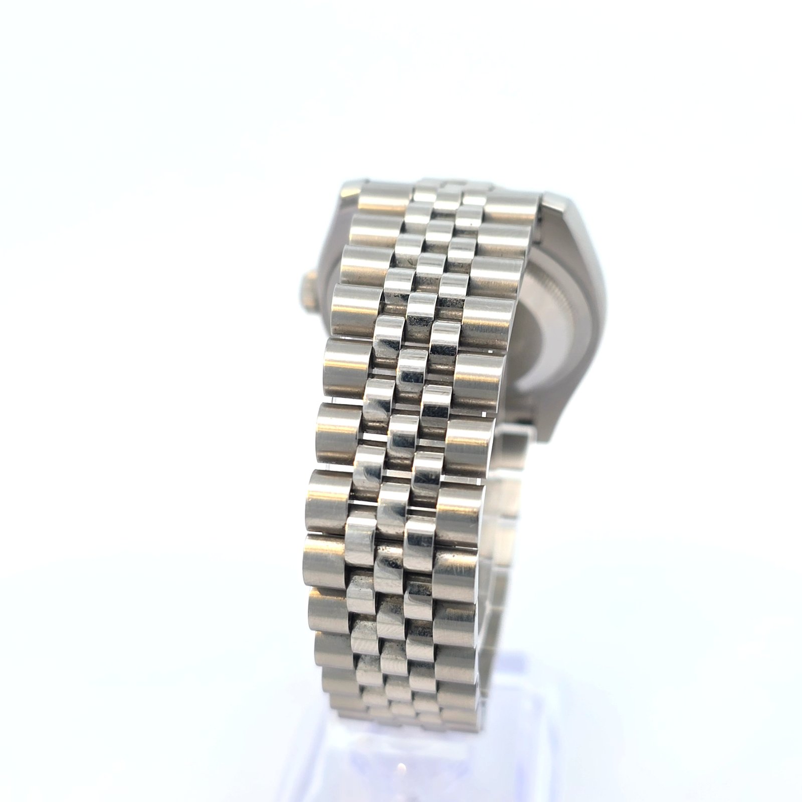 36mm Stainless Steel Rolex Datejust with Diamond Hour Markers - Image 3